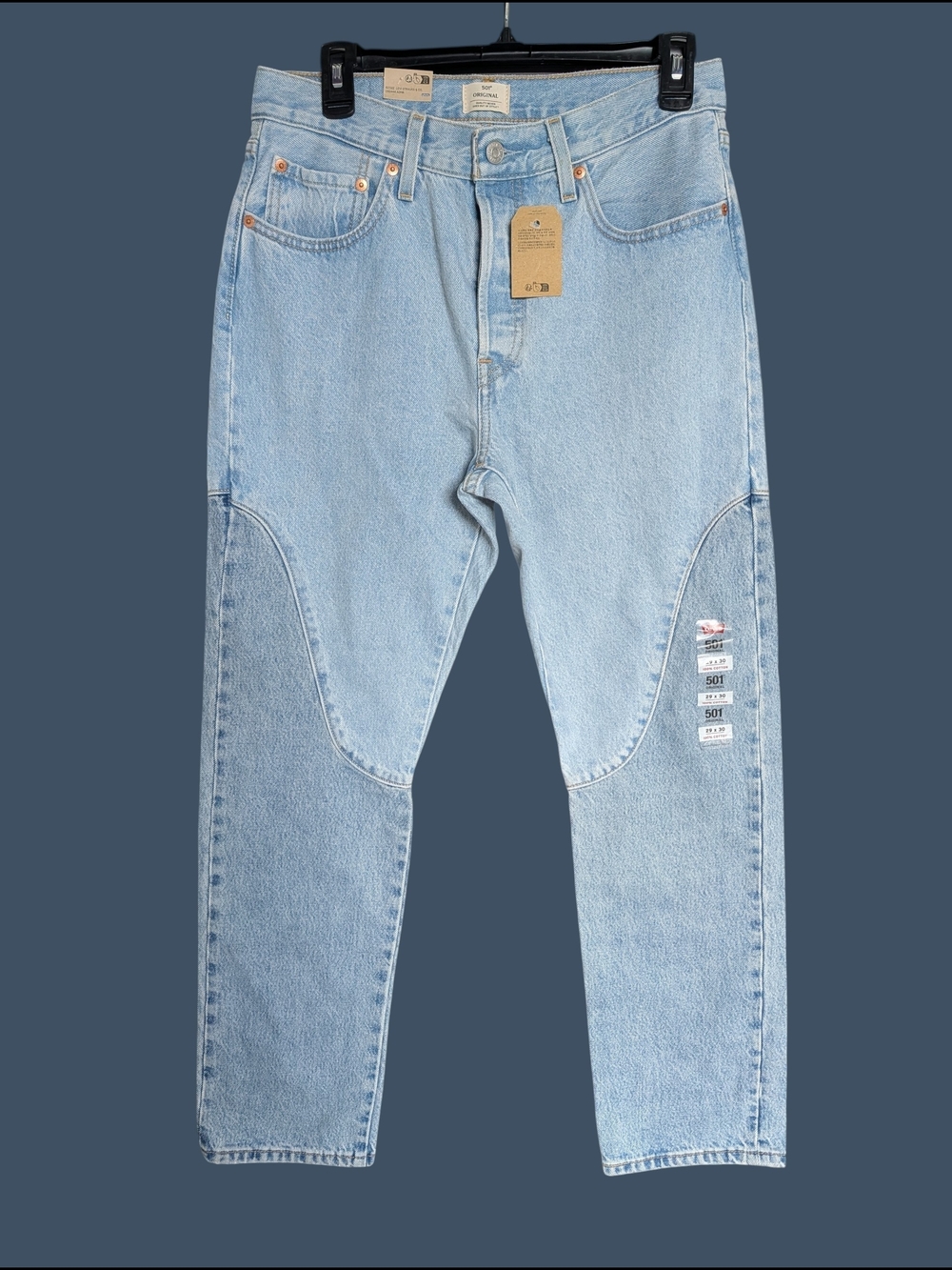 NWT Levi's 501 Light Wash Jeans 29x30